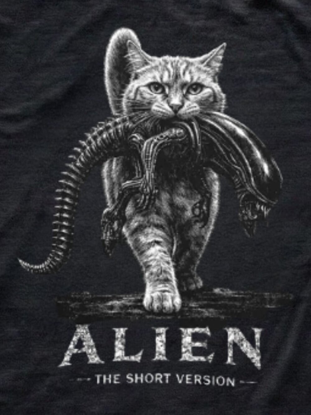 Alien The Short Version Cat Shirt - Picture 2 of 4